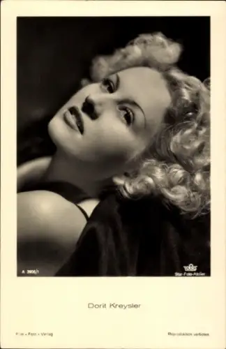 Foto Ak Schauspielerin Dorit Kreysler, Film Foto Verlag A 3906 1, Portrait