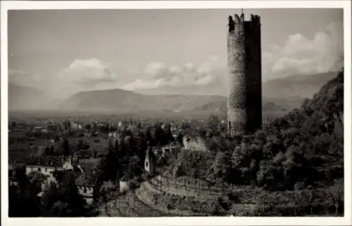 Ak Gries Bozen Bolzano Südtirol, Turm mit Umgebung