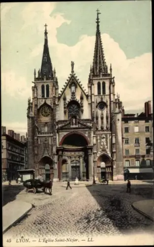 CPA Lyon Rhône, Église Saint Nizier