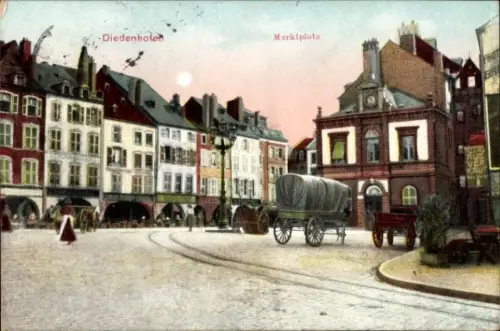 Ak Thionville Diedenhofen Lothringen Moselle,  Marktplatz