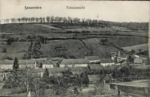 Ak Savonnière Meuse,  Totalansicht, Landschaft mit Bäumen und Gebäuden