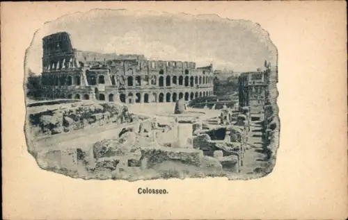 Ak Roma Rom Lazio, Colosseo