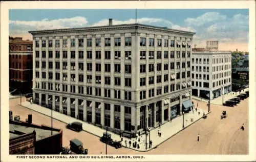 Ak Akron Ohio USA, First Second National Building, Ohio Building