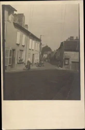 Foto Ak Ancy sur Moselle Lothringen, Straßenpartie
