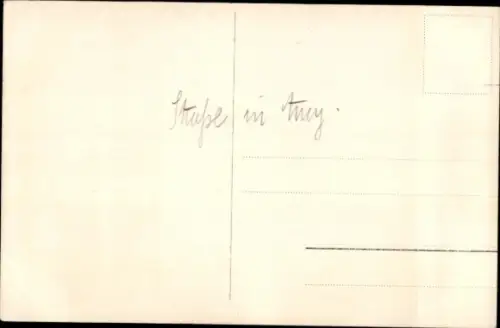 Foto Ak Ancy sur Moselle Lothringen, Straßenpartie