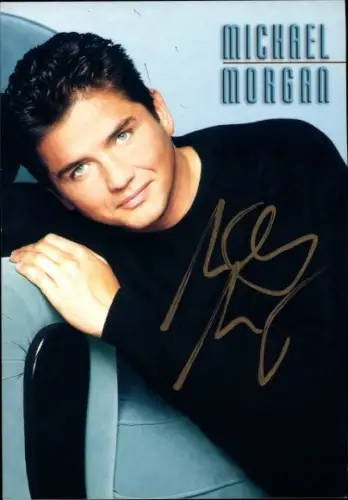 Ak Sänger Michael Morgan, Portrait, Autogramm