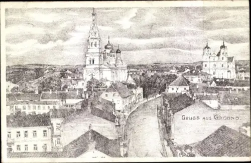 Ak Hrodna Grodno Weißrussland, Panorama