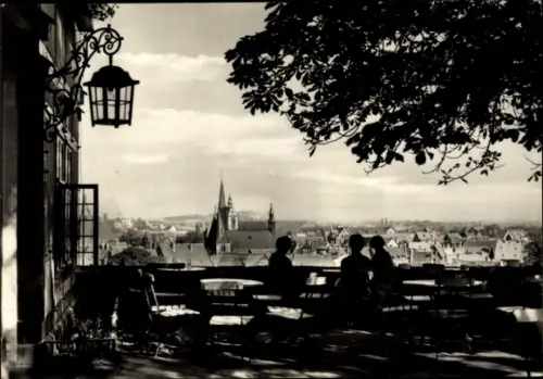 Ak Quedlinburg im Harz, Ausblick von der Domschänke