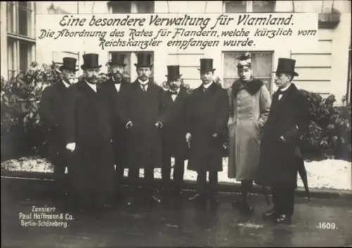 Ak Besondere Verwaltung für Vlamland, Abordnung des Rates für Flandern, I WK