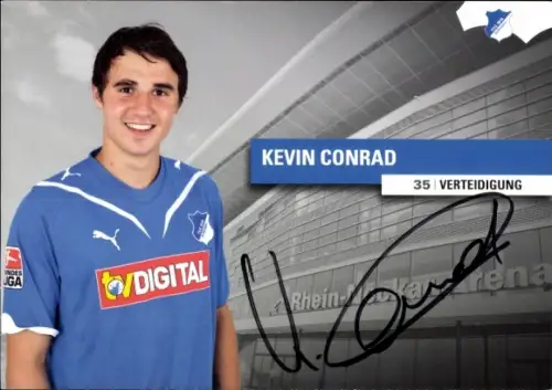 Autogrammkarte Fußballer Kevin Conrad, TSG 1899 Hoffenheim, Autogramm