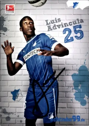 Autogrammkarte Fußballer Luis Advincula, TSG 1899 Hoffenheim, Autogramm