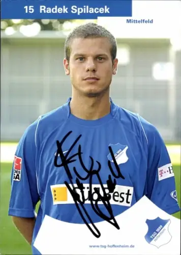 Autogrammkarte Fußballer Radek Spilacek, TSG 1899 Hoffenheim, Autogramm