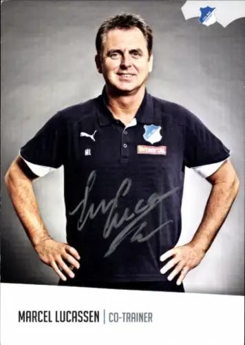 Autogrammkarte Co Trainer Marcel Lucassen, TSG 1899 Hoffenheim, Autogramm