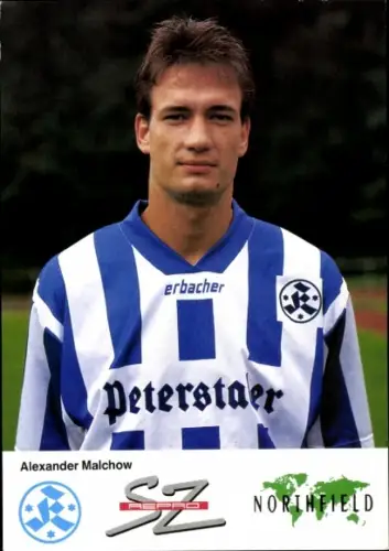 Autogrammkarte Fußballer Alexander Malchow, Stuttgarter Kickers