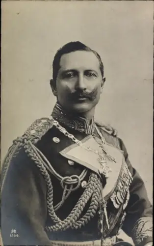 Ak Kaiser Wilhelm II, Portrait in Uniform