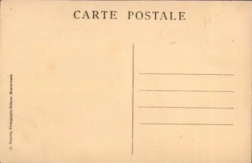 Ak Fürst Louis II. von Monaco, Portrait in Uniform