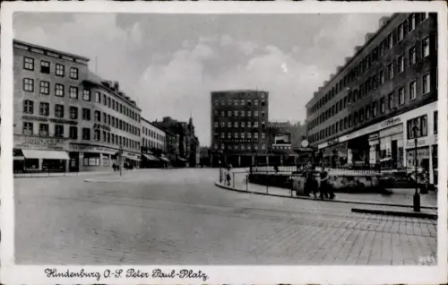 Ak Zabrze Hindenburg Oberschlesien, Peter-Paul-Platz
