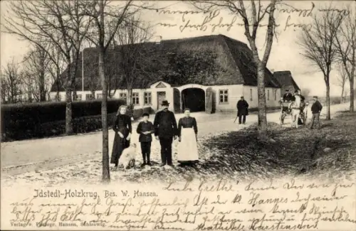 Ak Idstedt in Schleswig Holstein, Holzkrug