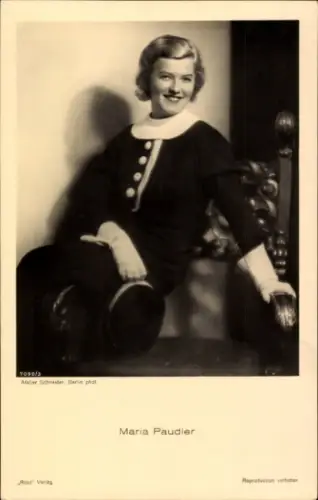 Ak Schauspielerin Maria Paudler, Portrait, Ross Verlag 7090/3