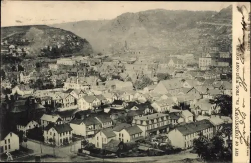 PC Johnstown Pennsylvania USA, Panorama from Westmont Incline