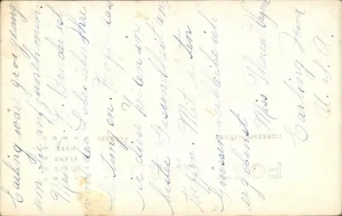 Ak Earling Iowa USA, St. Joseph Kirche, Innenansicht