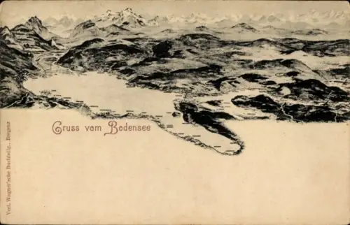 Ak Bodensee Panorama