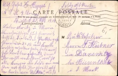 Ak Apremont Ardennes, Rue des Mais