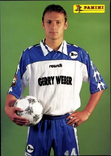 Autogrammkarte Fußballer Heiko Gerber, Arminia Bielefeld, Autogramm