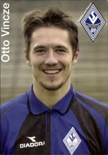 Autogrammkarte Fußballer Otto Vincze, SV Waldhof Mannheim 07