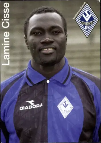 Autogrammkarte Fußballer Lamine Cisse, SV Waldhof Mannheim 07