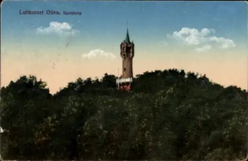 Ak Oliva Gdańsk Danzig, Karlsberg, Aussichtsturm