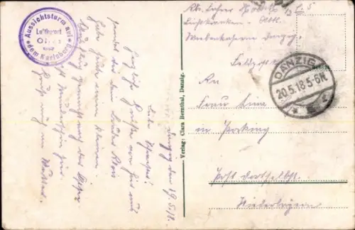 Ak Oliva Gdańsk Danzig, Karlsberg, Aussichtsturm