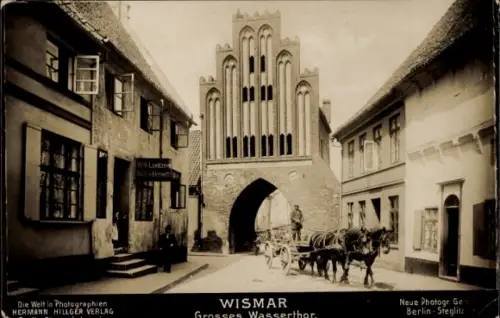 Ak Hansestadt Wismar, Großes Wassertor