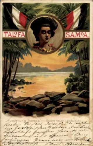 Litho Ausstellung Samoa, Unsere neuen Landsleute