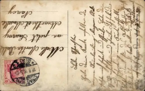 Ak Lustige Elsässer, Deutsche Soldaten in Uniformen, Musikinstrumente