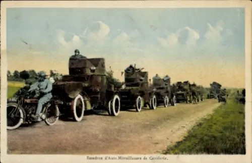 CPA Escadron d'Auto Mitrailleuses de Cavalerie