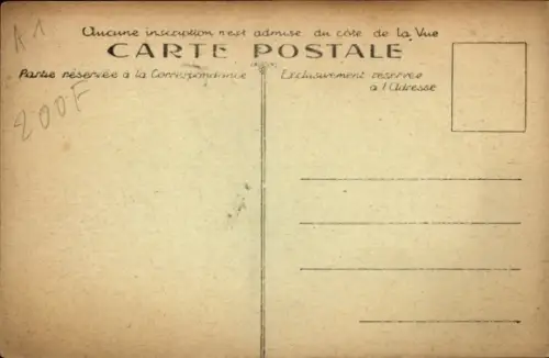 Ak  Kolonne französischer Renault Panzer