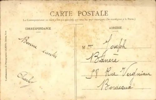 Ak französisches Linienschiff Brennus, Kriegsschiff