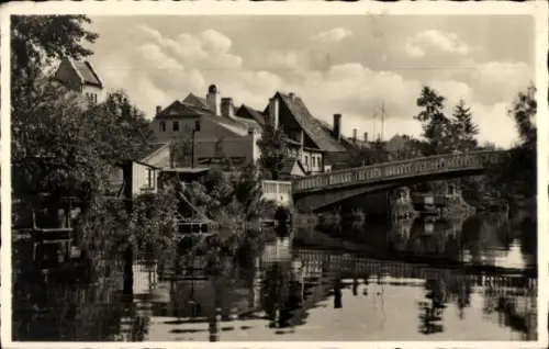 Ak Żagań Sagan Schlesien, Parchen, Klein-Venedig