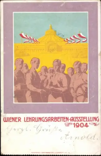 Künstler Ak Wien, Wiener Lehrlingsarbeiten-Ausstellung 1904, Rotunde