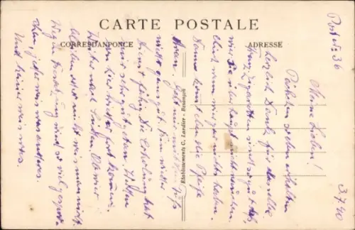 Ak Ruaux Vosges, Kirche