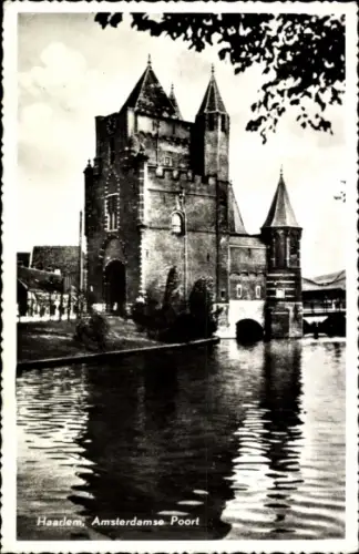 Ak Haarlem Noord-Holland Nederland, Amsterdamse Poort