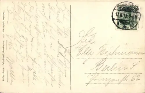 Ak Gussew Gumbinnen Ostpreußen, Königstraße