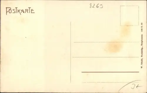 Ak Burghausen an der Salzach Bayern, Teilansicht, Burg