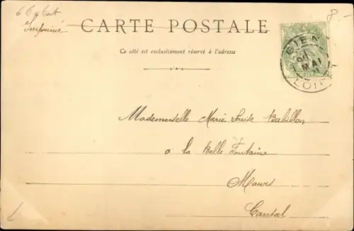 Ak Gien Loiret, Statue de Vercingetorix