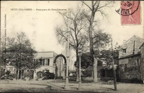 Ak Colombes Hauts de Seine, Pond point du Petit Colombes