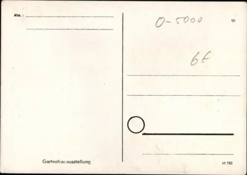 Ak Erfurt in Thüringen, Begonienschau, Cyriaksburg