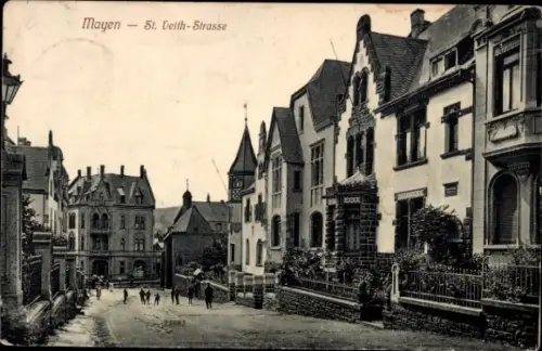 Ak Mayen in der Eifel, St. Veith Straße