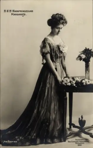 Ak Kronprinzessin Margareta, Margaret of Connaught, Portrait