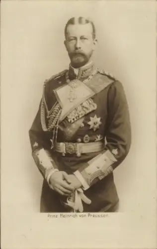Ak Großadmiral Prinz Heinrich von Preußen, Portrait in Uniform